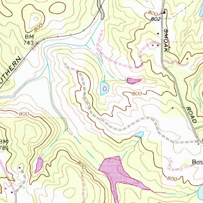 United States Geological Survey Luella, GA (1964, 24000-Scale) digital map