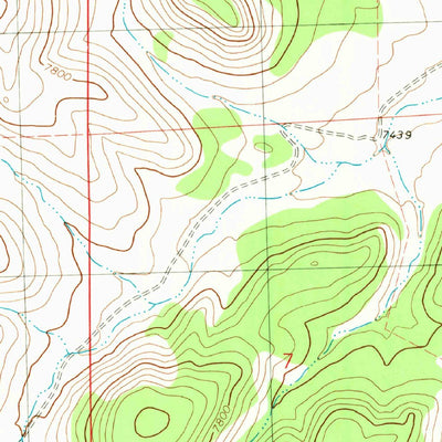 United States Geological Survey Luera Mountains East, NM (1981, 24000-Scale) digital map