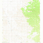 United States Geological Survey Luera Mountains West, NM (1981, 24000-Scale) digital map