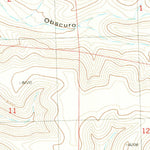 United States Geological Survey Luera Mountains West, NM (1981, 24000-Scale) digital map