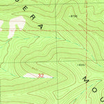 United States Geological Survey Luera Mountains West, NM (1981, 24000-Scale) digital map