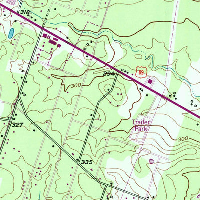 United States Geological Survey Lufkin, TX (1949, 24000-Scale) digital map