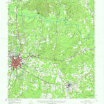 United States Geological Survey Lufkin, TX (1949, 62500-Scale) digital map