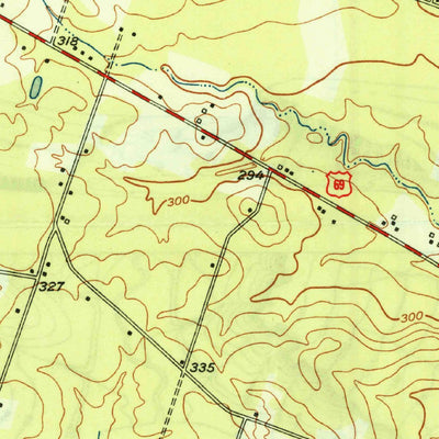 United States Geological Survey Lufkin, TX (1950, 24000-Scale) digital map