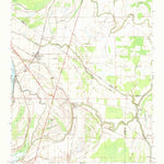 United States Geological Survey Lula, MS (1969, 24000-Scale) digital map