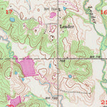 United States Geological Survey Lula, OK (1958, 24000-Scale) digital map