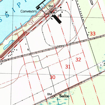 United States Geological Survey Luling, LA (1998, 24000-Scale) digital map