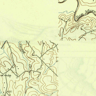 United States Geological Survey Luling, TX (1929, 62500-Scale) digital map