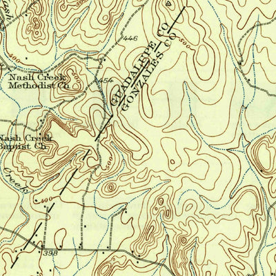 United States Geological Survey Luling, TX (1929, 62500-Scale) digital map