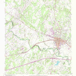 United States Geological Survey Luling, TX (1964, 24000-Scale) digital map