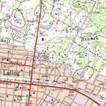 United States Geological Survey Luling, TX (1964, 24000-Scale) digital map