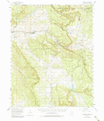 United States Geological Survey Lumberton, NM-CO (1955, 62500-Scale) digital map