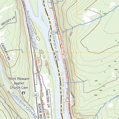 United States Geological Survey Lumberville, PA (2023, 24000-Scale) digital map
