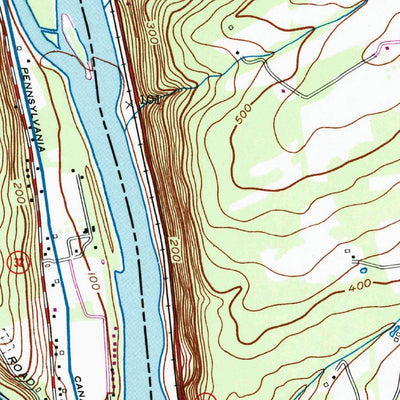 United States Geological Survey Lumberville, PA-NJ (1955, 24000-Scale) digital map
