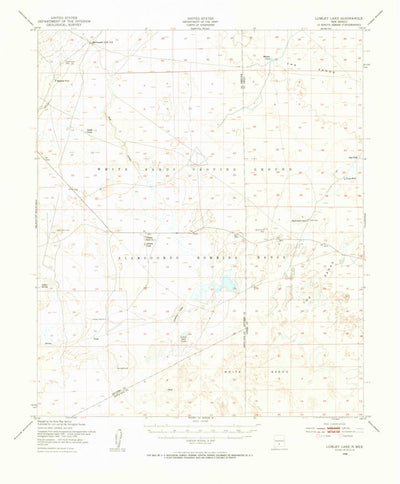 United States Geological Survey Lumley Lake, NM (1948, 62500-Scale) digital map