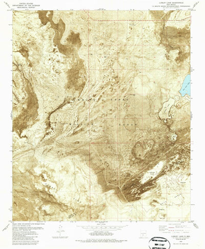 United States Geological Survey Lumley Lake, NM (1982, 24000-Scale) digital map