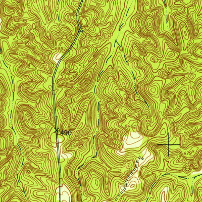 United States Geological Survey Lumpkin, GA (1950, 24000-Scale) digital map