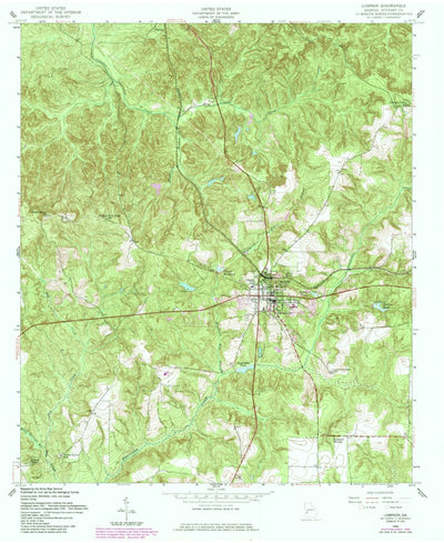 United States Geological Survey Lumpkin, GA (1955, 24000-Scale) digital map