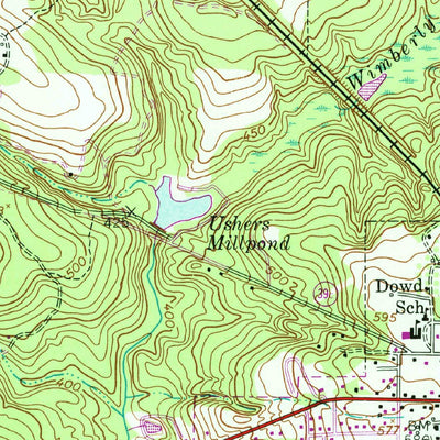 United States Geological Survey Lumpkin, GA (1955, 24000-Scale) digital map