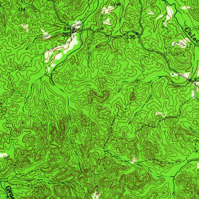 United States Geological Survey Lumpkin, GA-AL (1955, 62500-Scale) digital map