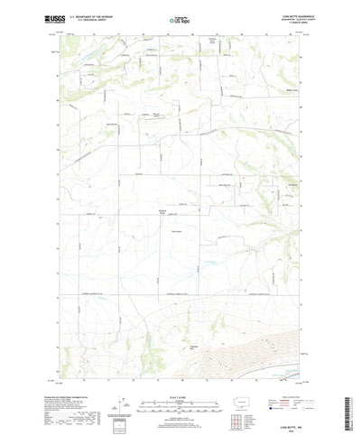 United States Geological Survey Luna Butte, WA (2020, 24000-Scale) digital map