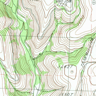 United States Geological Survey Luna Gulch, WA (1983, 24000-Scale) digital map