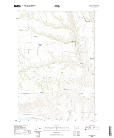 United States Geological Survey Luna Gulch, WA (2020, 24000-Scale) digital map