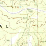 United States Geological Survey Luna Lake, AZ-NM (1991, 24000-Scale) digital map