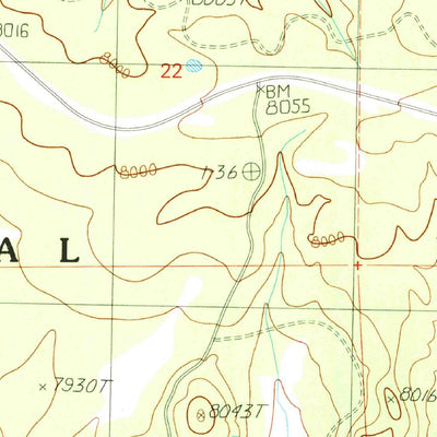 United States Geological Survey Luna Lake, AZ-NM (1991, 24000-Scale) digital map