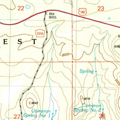 United States Geological Survey Luna Lake, AZ-NM (2005, 24000-Scale) digital map