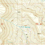 United States Geological Survey Luna Lake, AZ-NM (2005, 24000-Scale) digital map