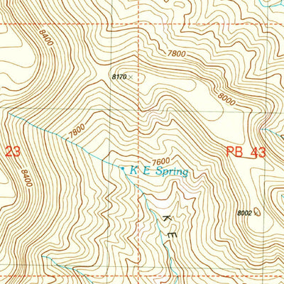 United States Geological Survey Luna Lake, AZ-NM (2005, 24000-Scale) digital map