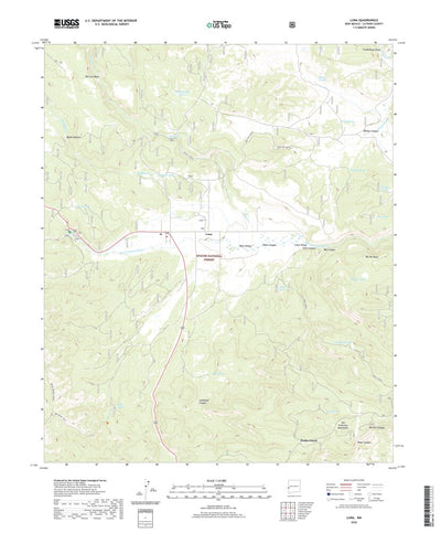United States Geological Survey Luna, NM (2020, 24000-Scale) digital map