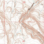United States Geological Survey Lunch Lake, OR (1980, 24000-Scale) digital map