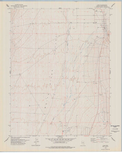 United States Geological Survey Lund, NV (1978, 24000-Scale) digital map
