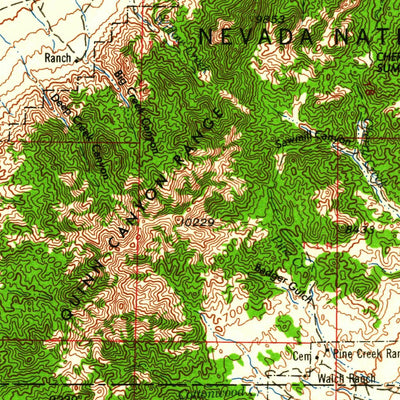 United States Geological Survey Lund, NV-UT (1960, 250000-Scale) digital map