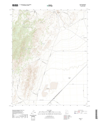 United States Geological Survey Lund, UT (2023, 24000-Scale) digital map