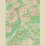 United States Geological Survey Lunds, WI (1969, 24000-Scale) digital map