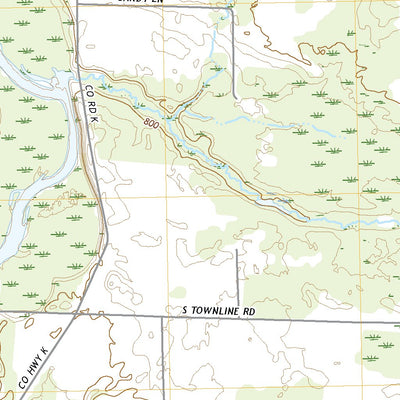 United States Geological Survey Lunds, WI (2022, 24000-Scale) digital map