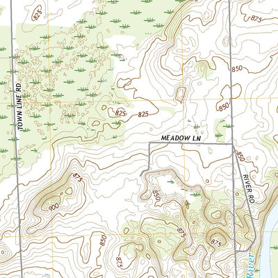 United States Geological Survey Lunds, WI (2022, 24000-Scale) digital map
