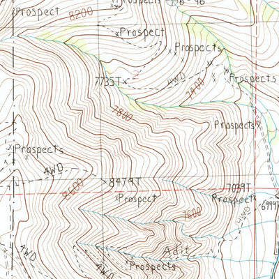 United States Geological Survey Lundy, CA (1986, 24000-Scale) digital map