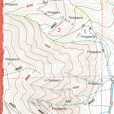 United States Geological Survey Lundy, CA (1994, 24000-Scale) digital map