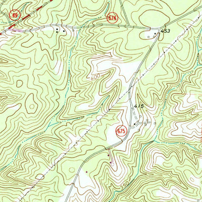 United States Geological Survey Lunenburg, VA (1966, 24000-Scale) digital map