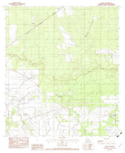 United States Geological Survey Lunita, LA (1982, 24000-Scale) digital map