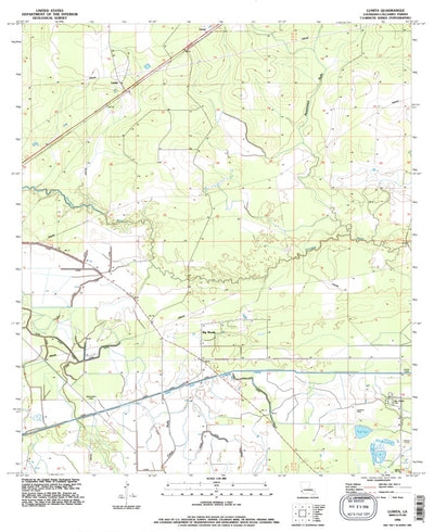 United States Geological Survey Lunita, LA (1994, 24000-Scale) digital map
