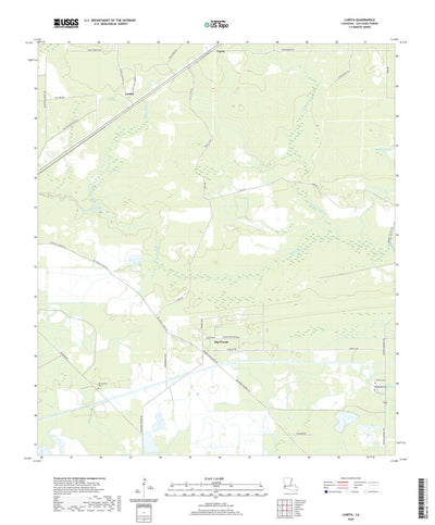 United States Geological Survey Lunita, LA (2020, 24000-Scale) digital map