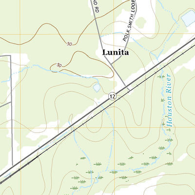 United States Geological Survey Lunita, LA (2020, 24000-Scale) digital map