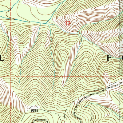 United States Geological Survey Lupine Creek, MT (1999, 24000-Scale) digital map