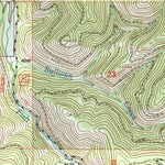 United States Geological Survey Lupine Creek, MT (1999, 24000-Scale) digital map
