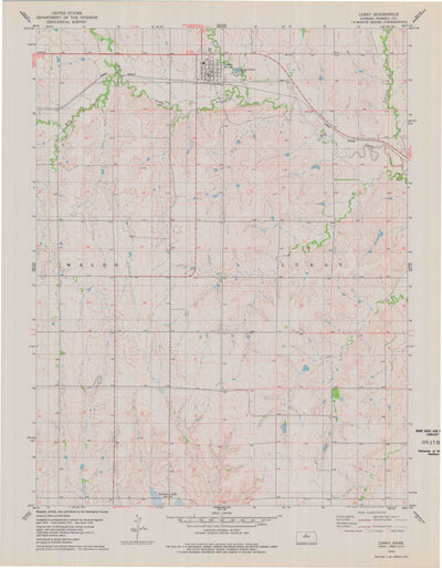 United States Geological Survey Luray, KS (1978, 24000-Scale) digital map